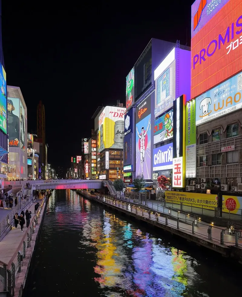 Dotonbori at night, Osaka