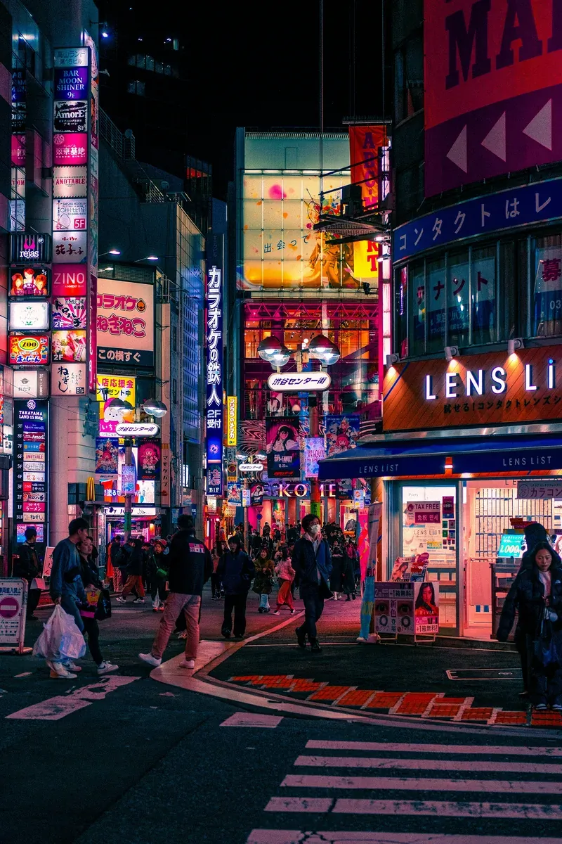 Neon streets of Shibuya, Tokyo